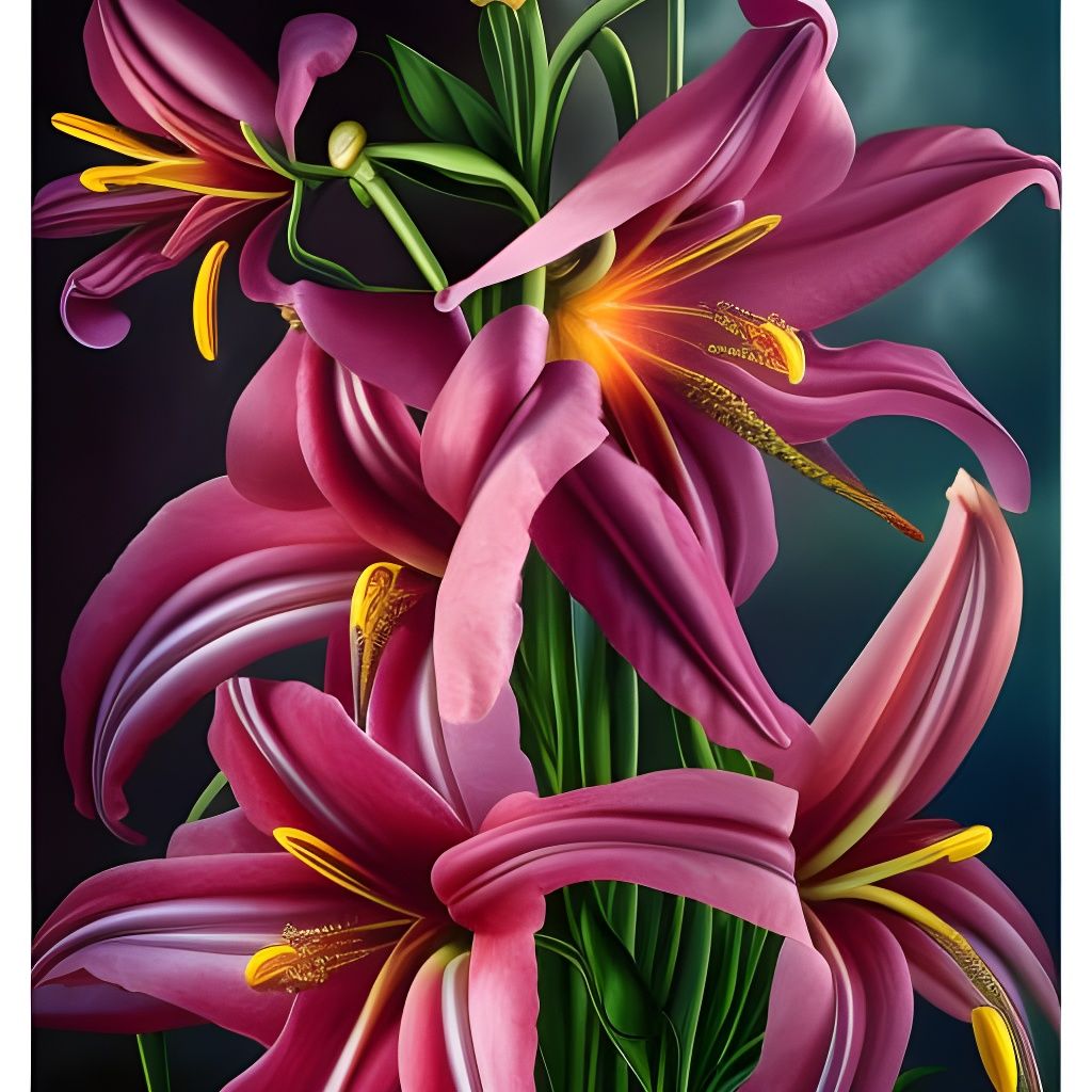 Lilium ‘Stargazer'