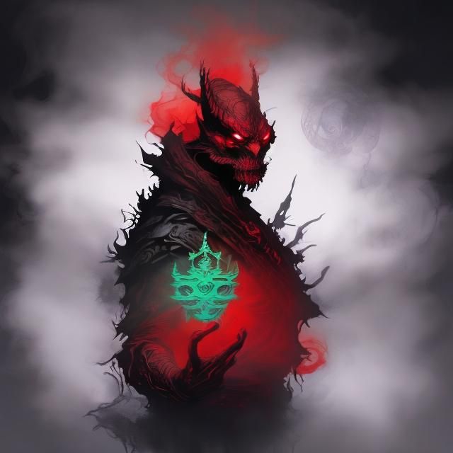 Shredder Dark Fantasy Concept Art by Rutkowski