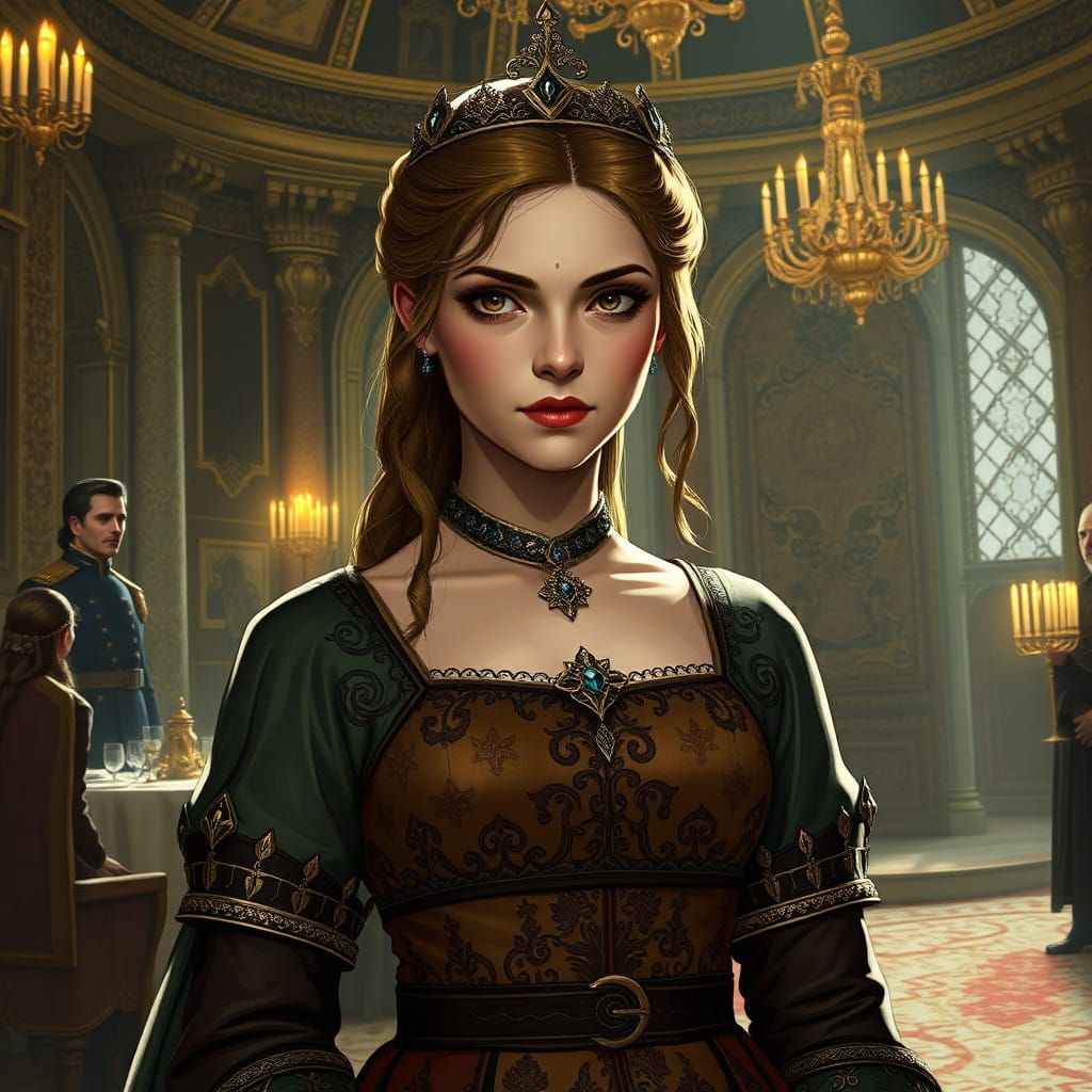 Crown Princess Ariella Septim in Imperial Banquet Hall