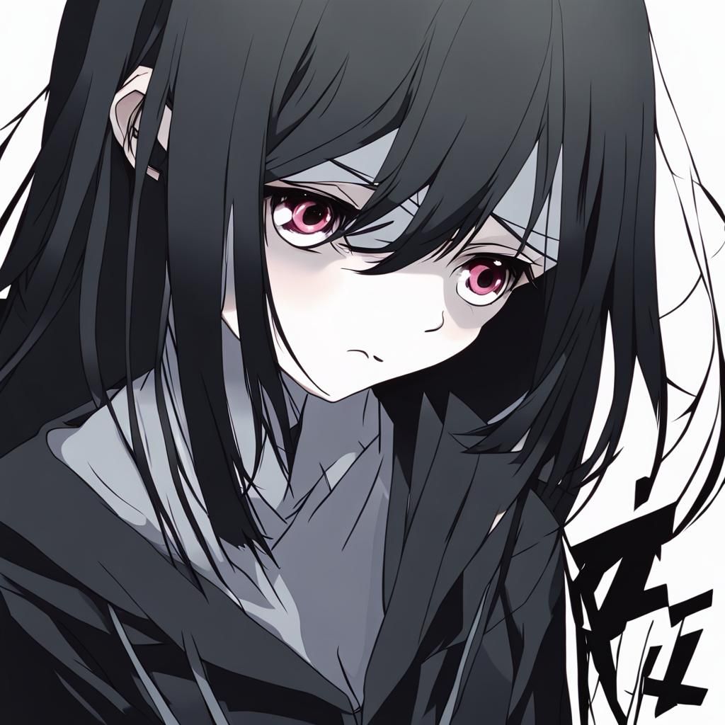 Anime Character Depicts Rejection and Pain