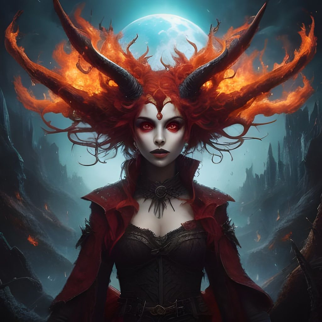 Surreal Children of Fire Conjure Mystical Celestial Marvels