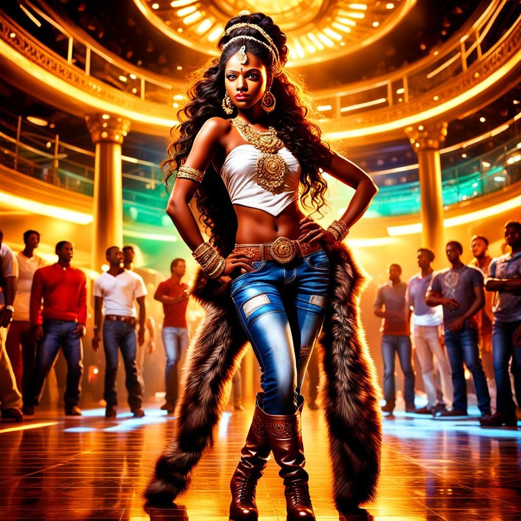 Apple bottom Jeans boots with the fur