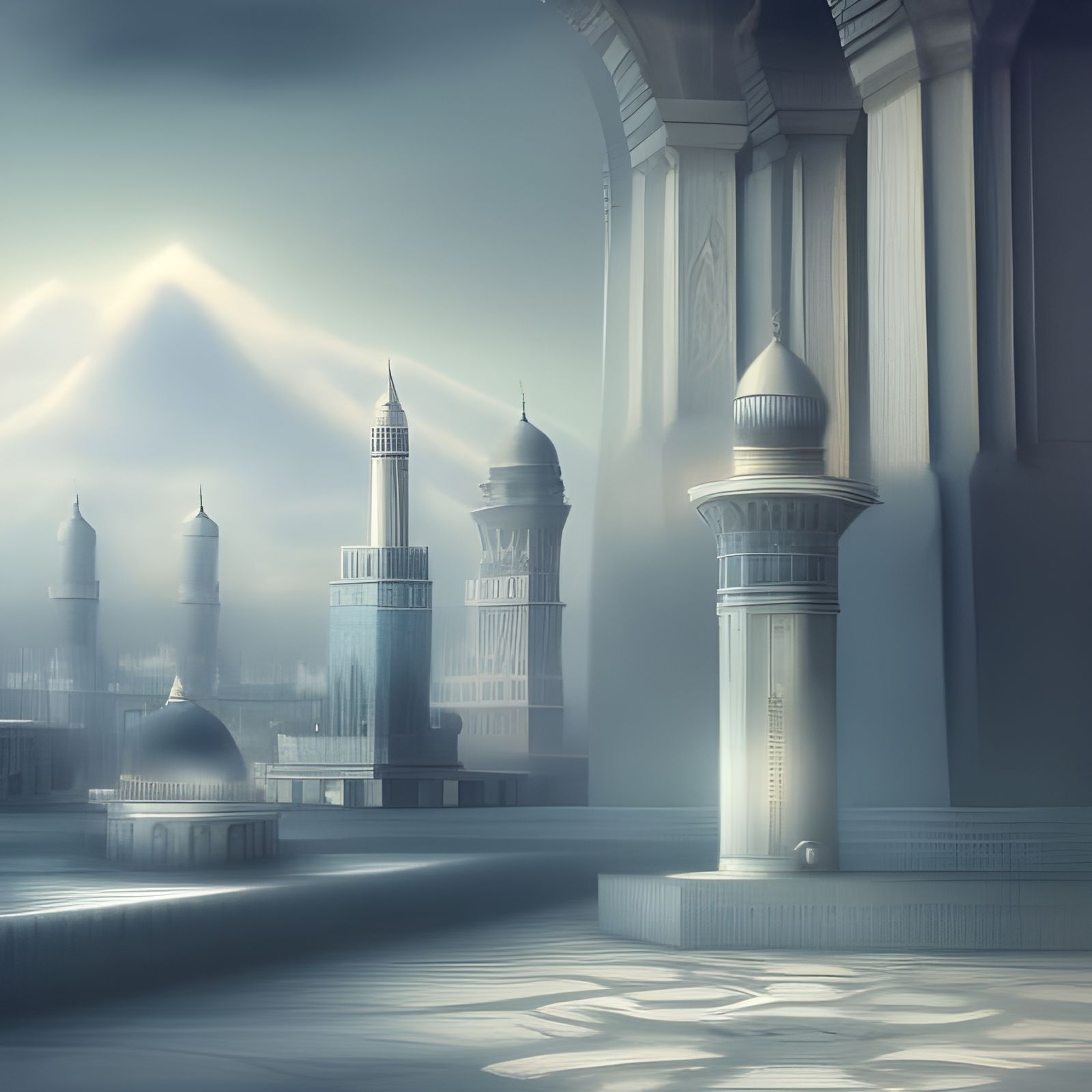 Salah: Pillar of Islam in Detailed Matte Painting