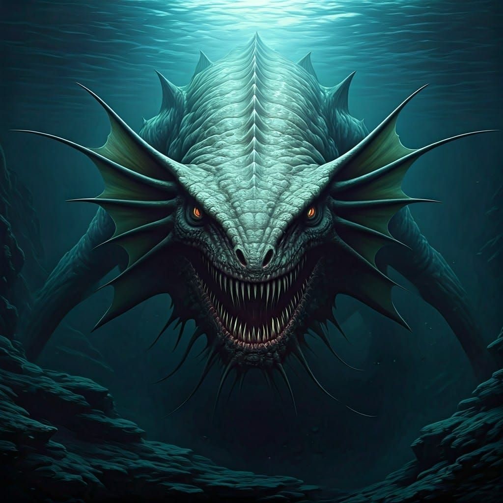 Gargantuan Bloop Creature Emerges from Dark, Foreboding Dept...