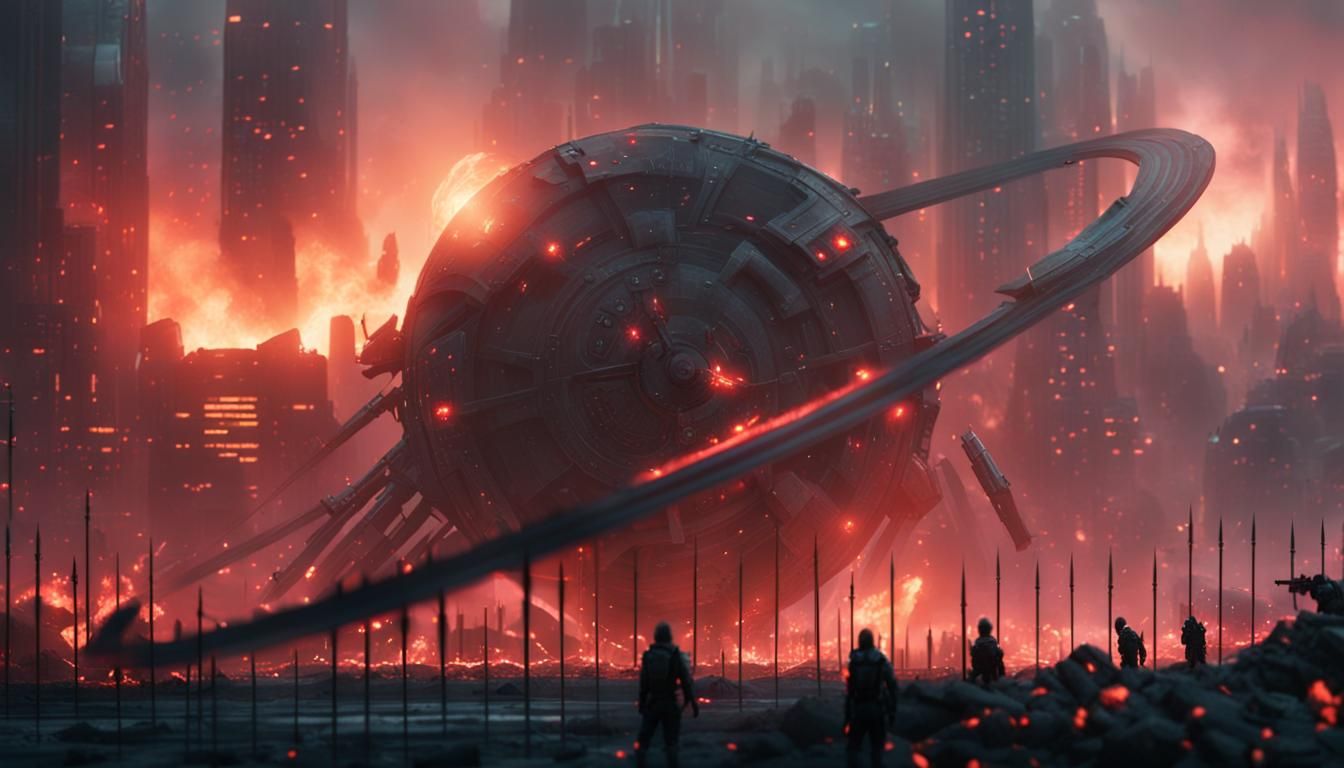 Futuristic Marines Defend Planet in Sci-Fi Battle