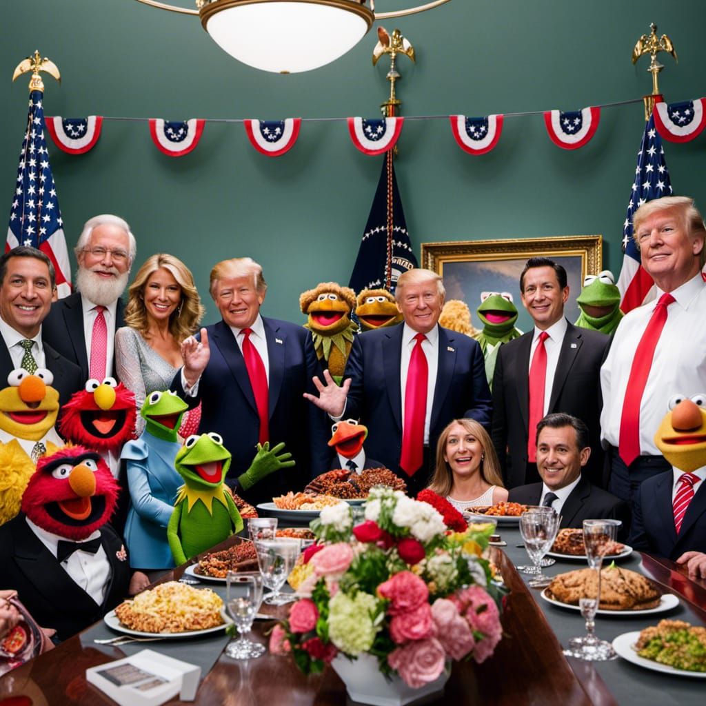 King Trump and the Muppets: A Flawless Photo