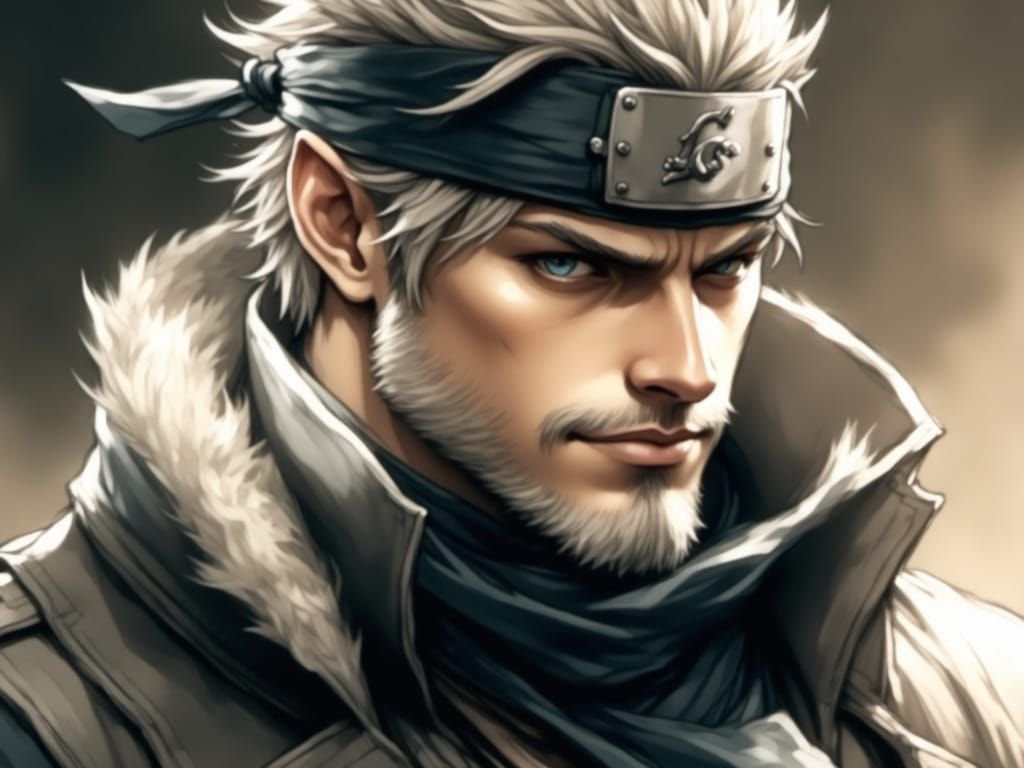 Handsome Hunter in Naruto Ninja Outfit