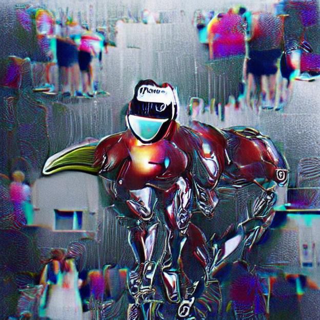 Futuristic Astronaut in Space Exploration