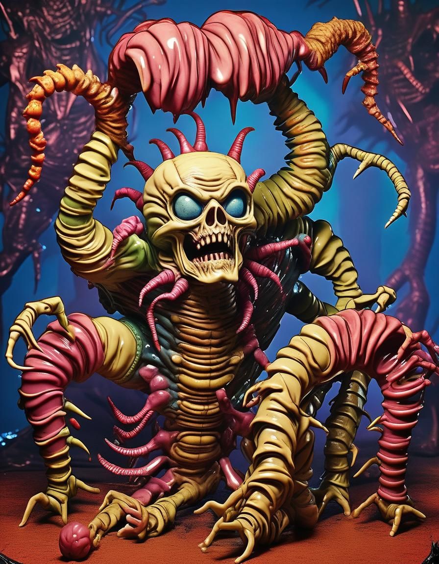 Clownwave Centipede: A Cronenberg-esque Nightmare