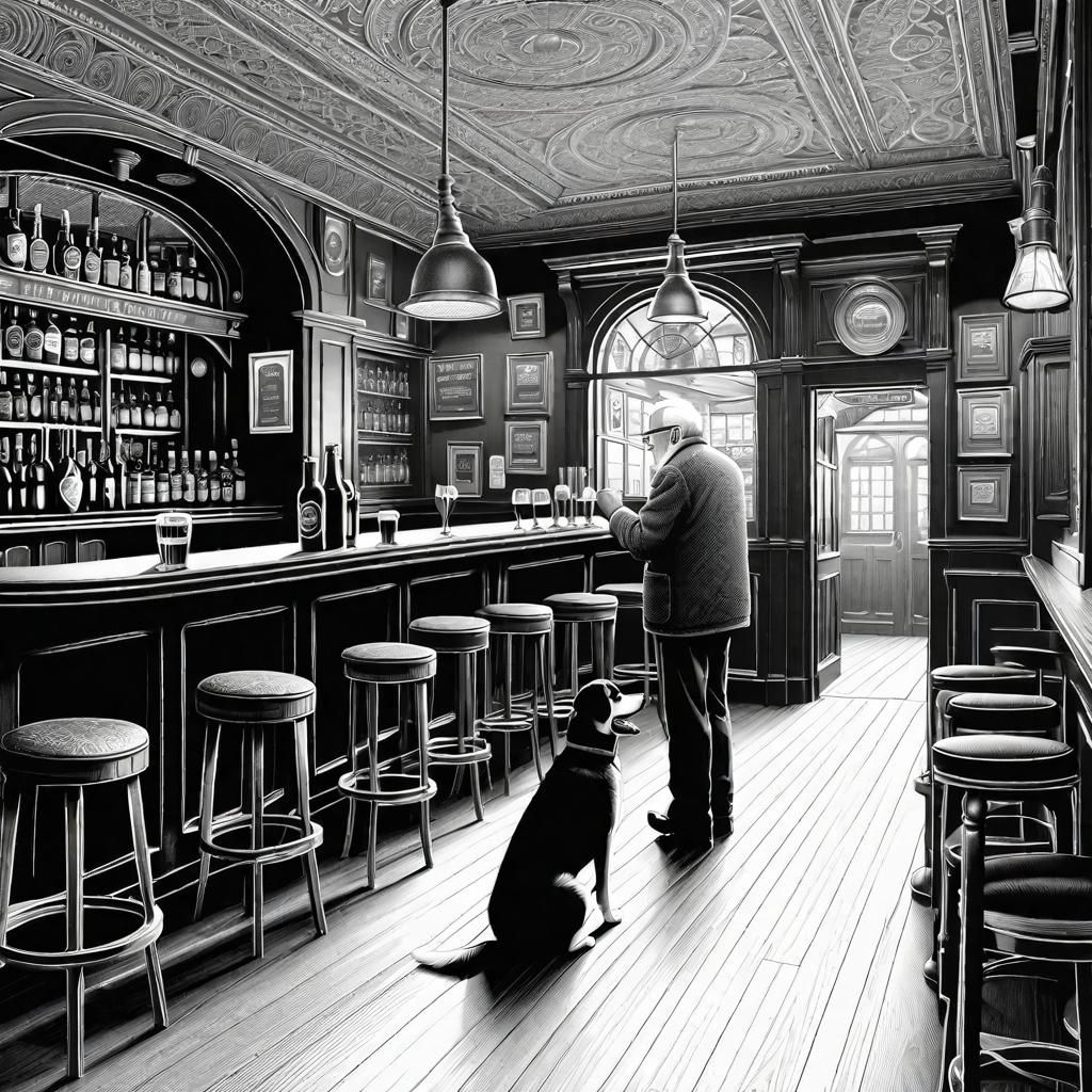 First in Last out, English pub.🍻