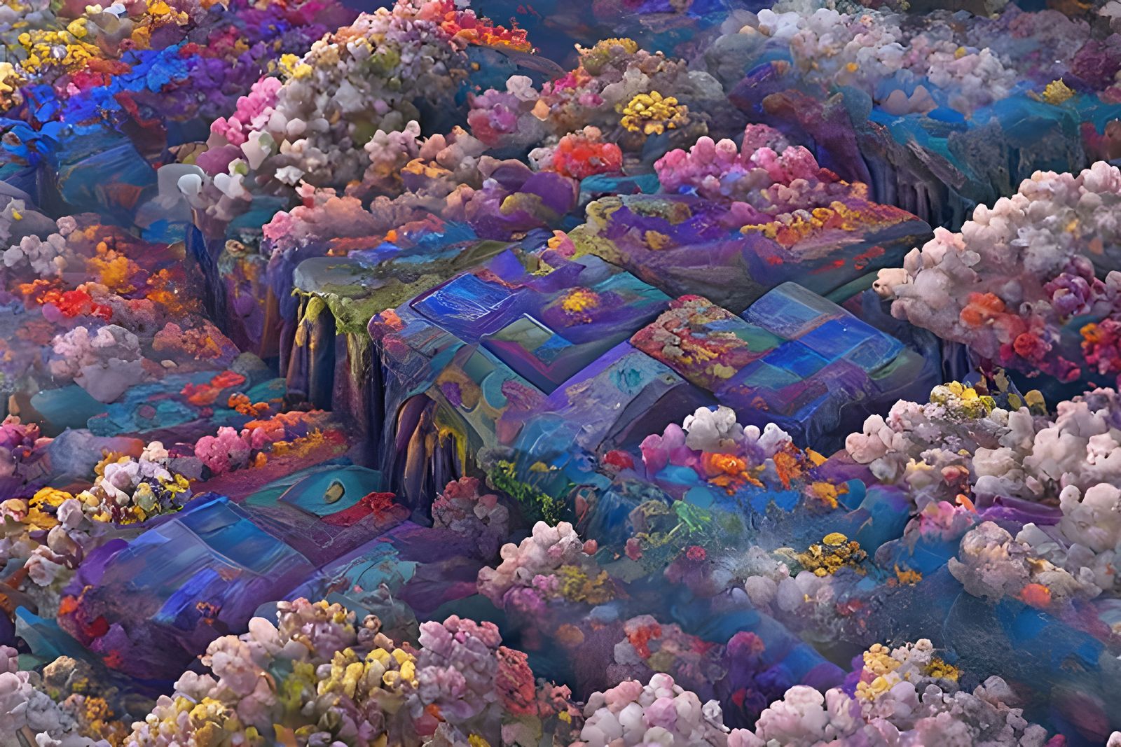 Fractal landscape by Alice Kelly