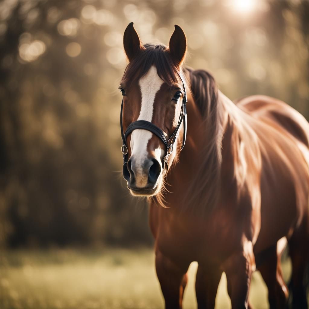 Majestic Horse Captured with Professional Photography Techni...