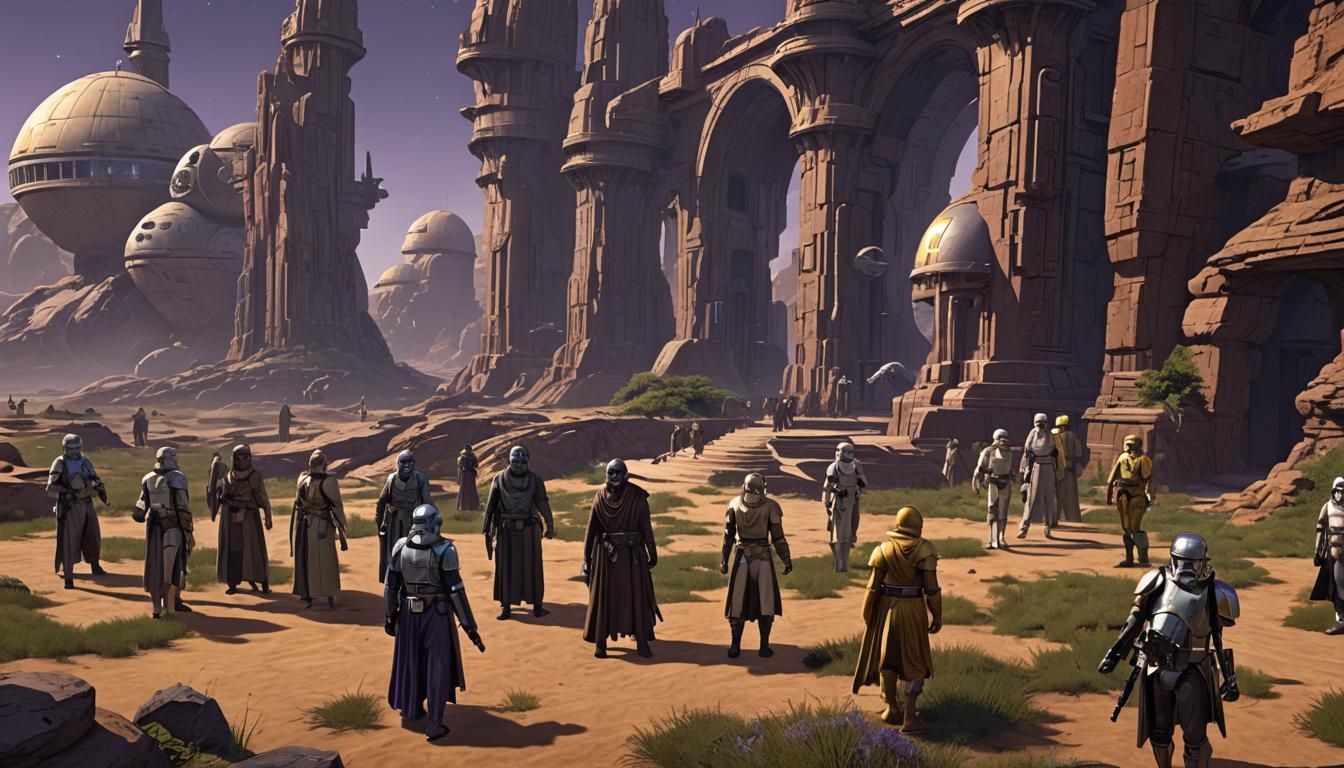 Star Wars Galaxies: Dark Fantasy Concept Art in 8k