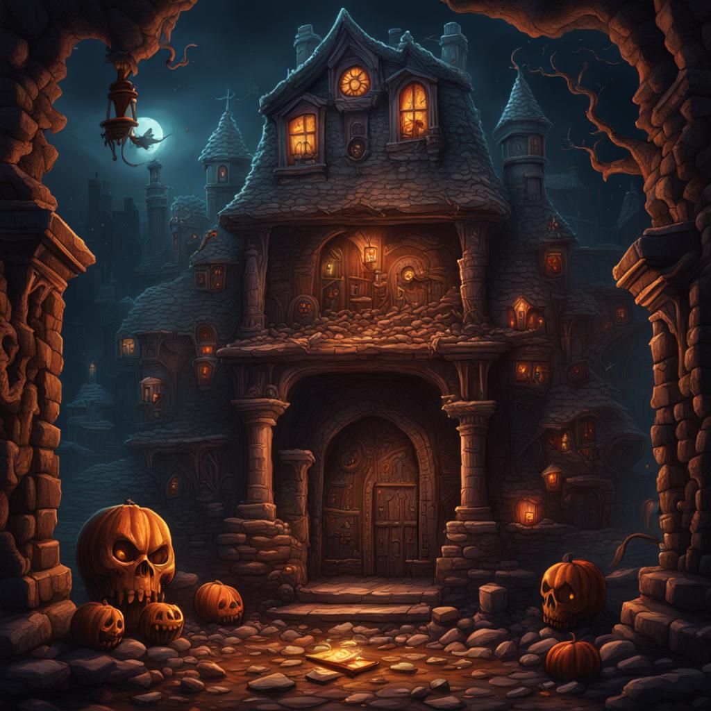 Kids' Book Cover: Not-Too-Scary Basement, Detailed Matte Pai...