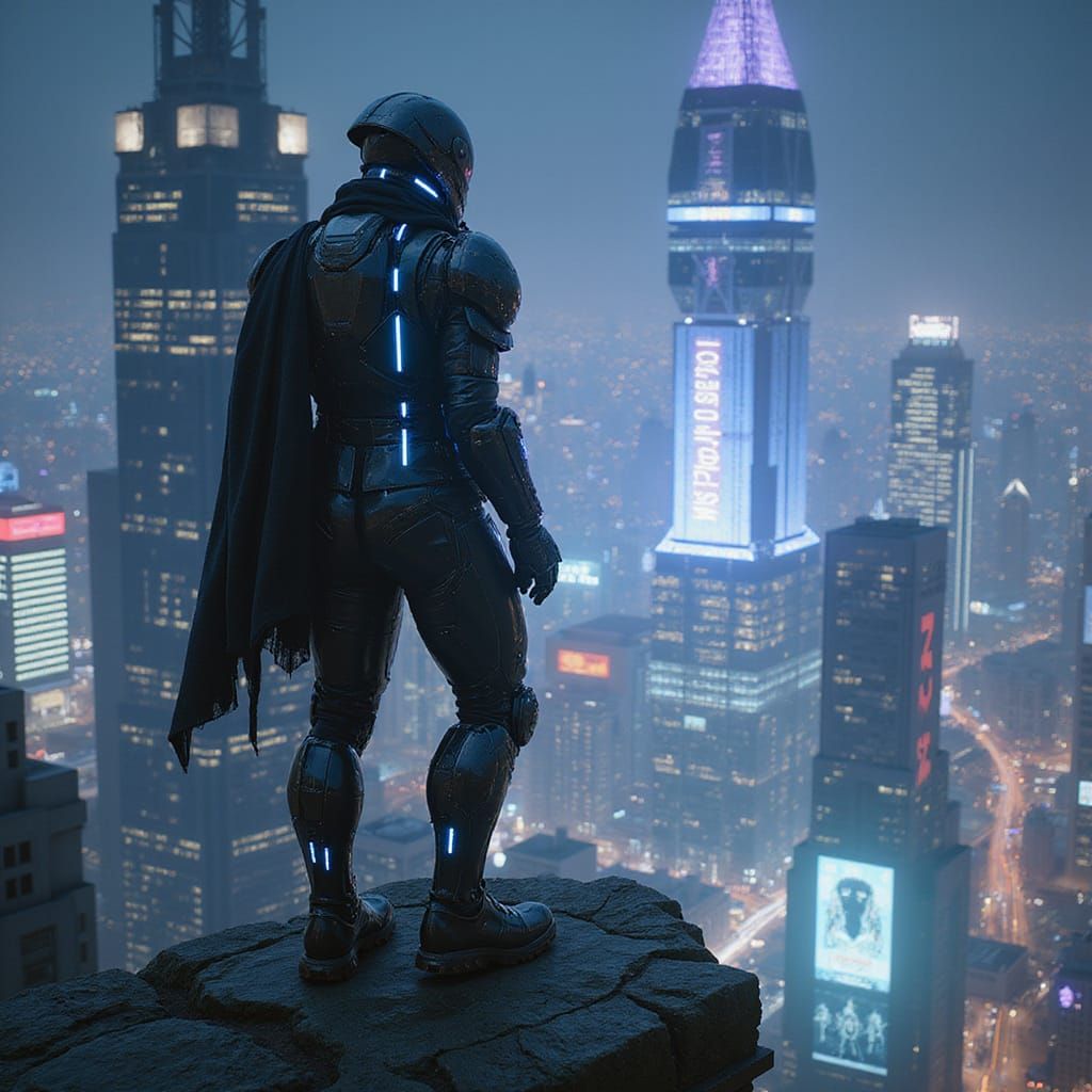 Cybernetic warrior...