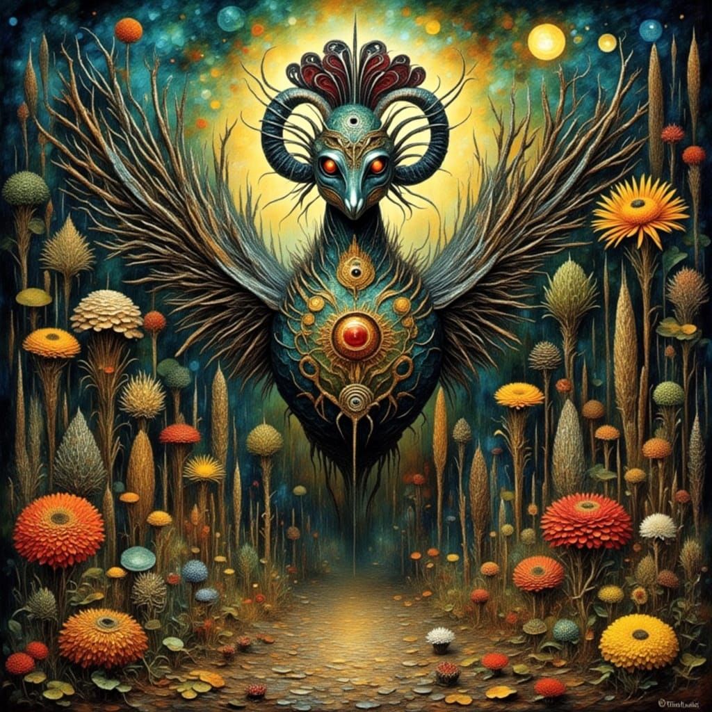 Zebra Punk Angel with Rough Diamond Texture