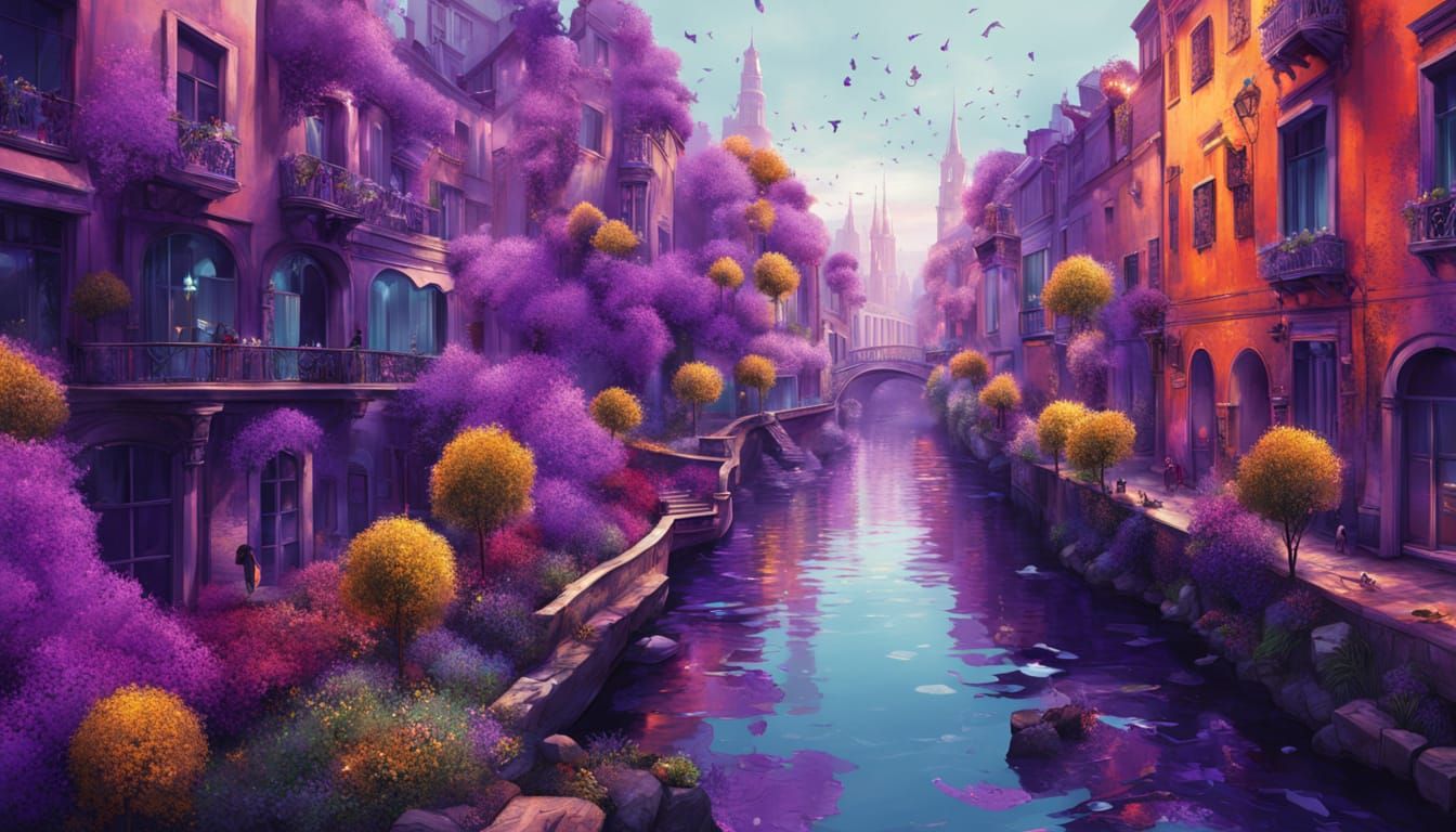 Futuristic Fashion Metropolis Inspired by Speicherstadt