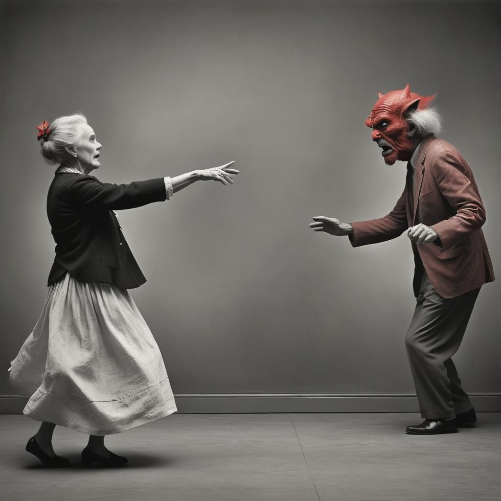 What are you doing sneaking around my house?