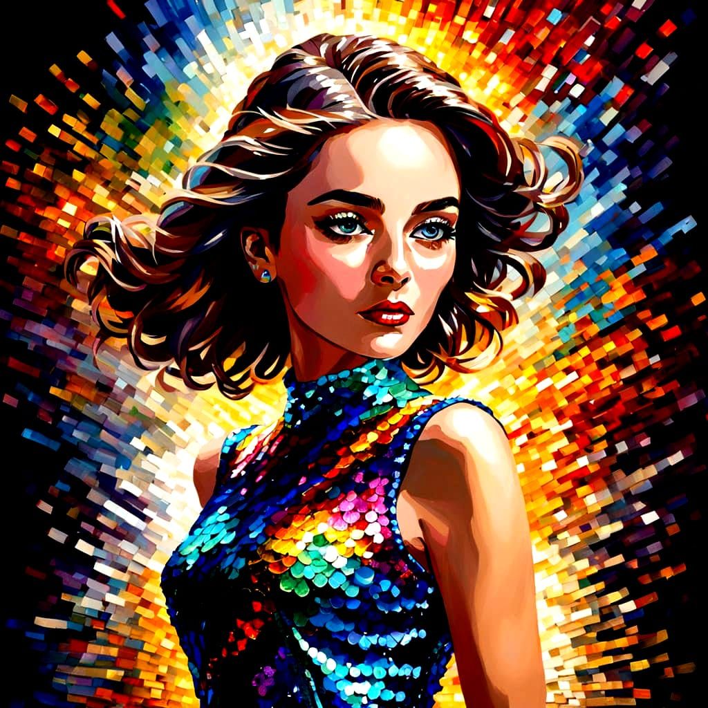 Glamorous Evening Gowns in Glittering Sequins