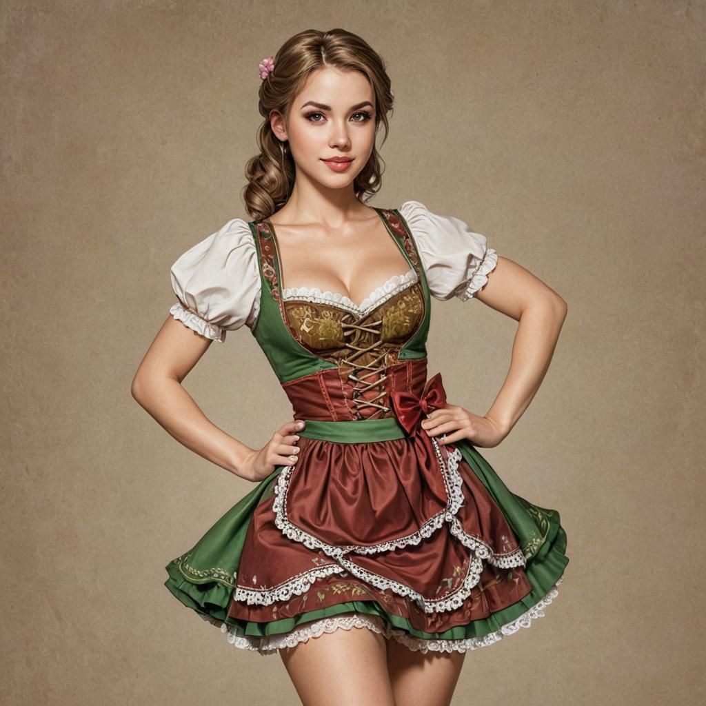 dirndl girl