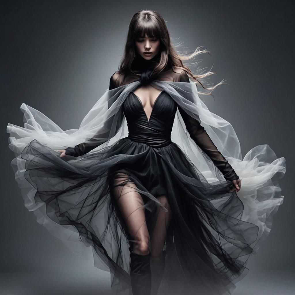 Elegant Tulle Dress: A Whisper of Wonder