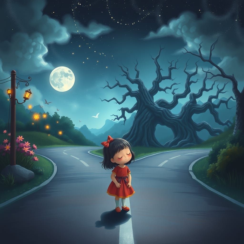 Girl's Dream: Forking Paths to Magical and Demonic Worlds