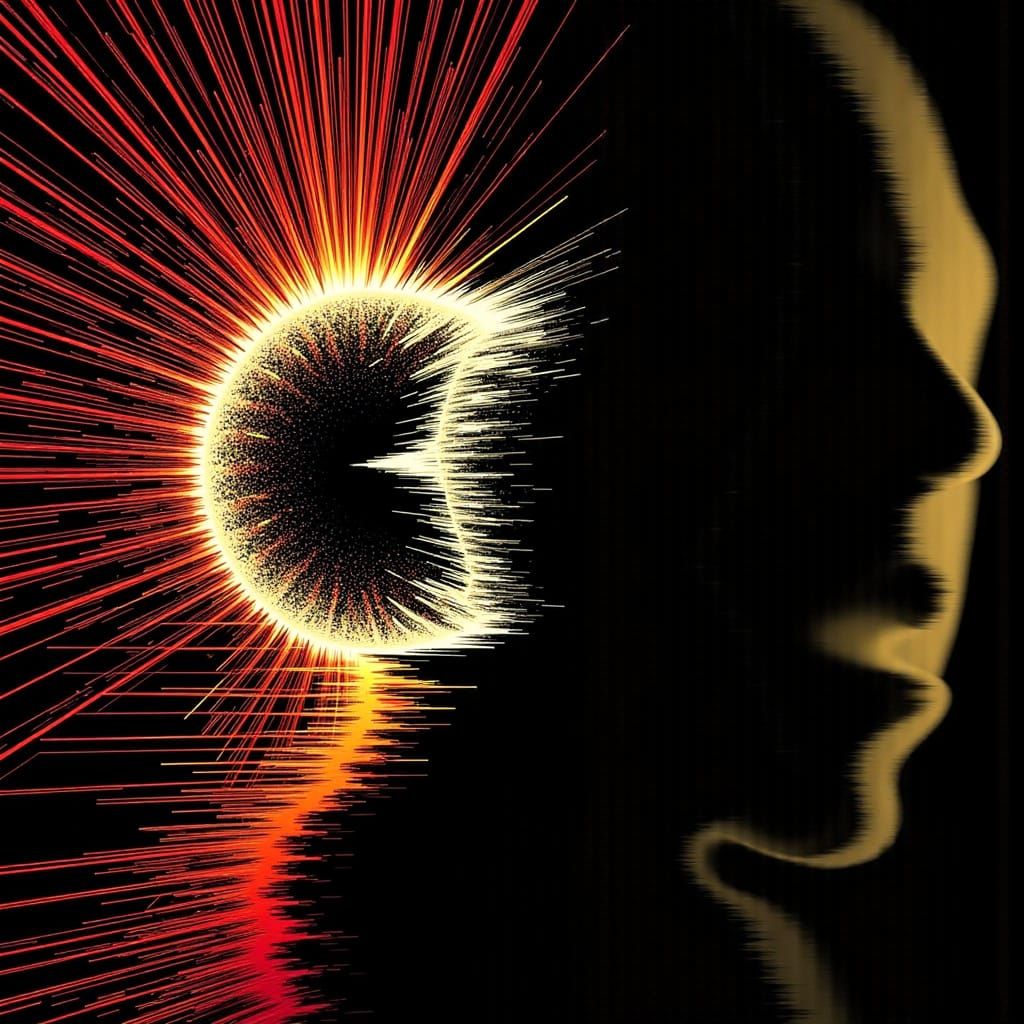 Screaming Silhouette Disintegrates in Chaotic Explosion