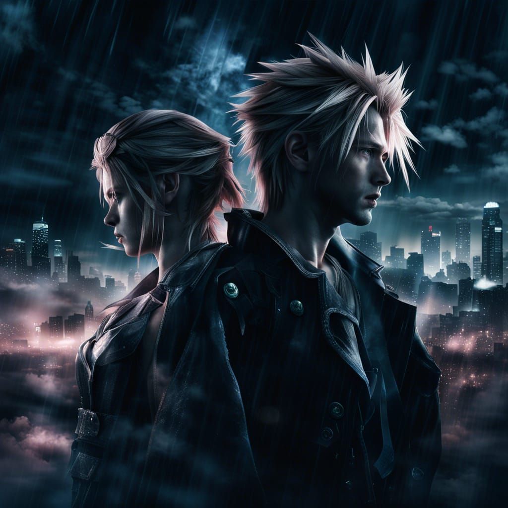 Cloud Strife and Aerith Gainsborough