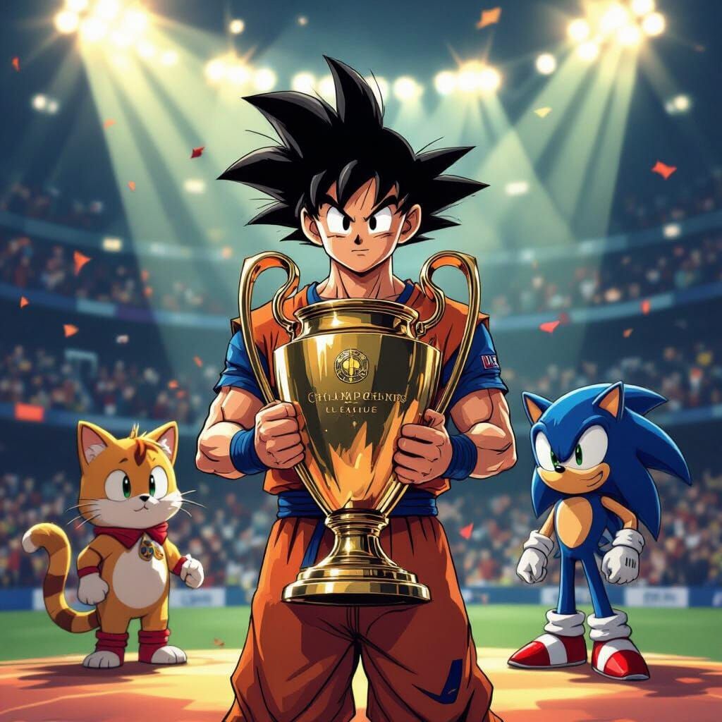Son Goku Wins Champions League with Real Madrid