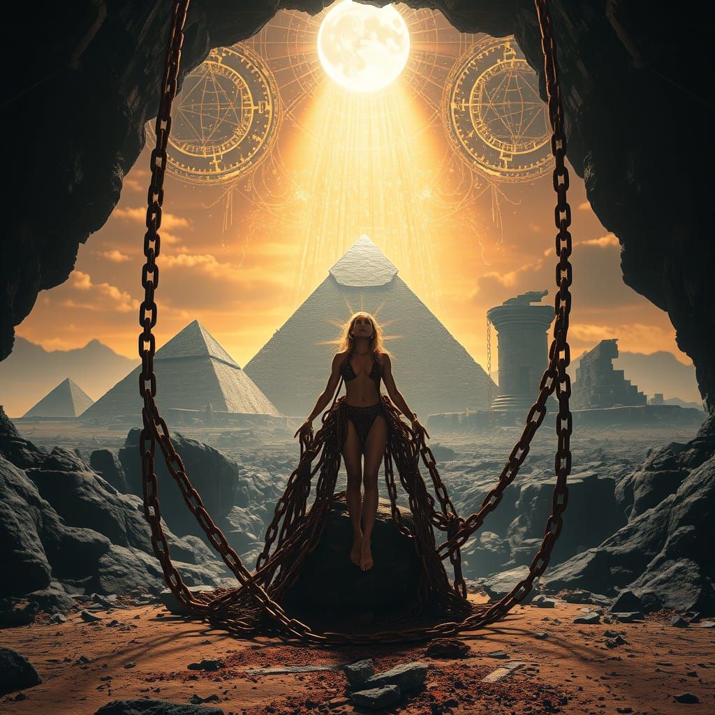 Cosmic Captivity in a Dystopian Realm