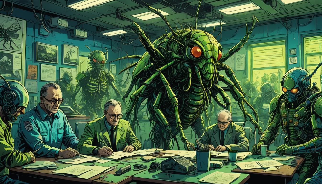 Chernobyl Officials Transform in Sci-Fi Comic Art