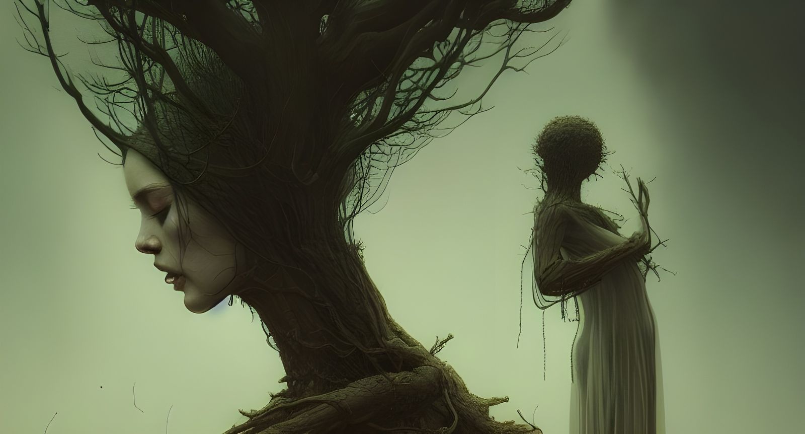 Woman's Tragic Transformation into a Tree