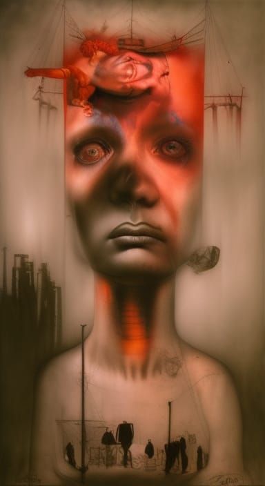 Polluted Minds: Dark Surrealism in 8K