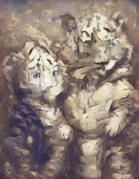 Arctic Wolf Mogul: Jimmy Crystal in 3D Digital Art