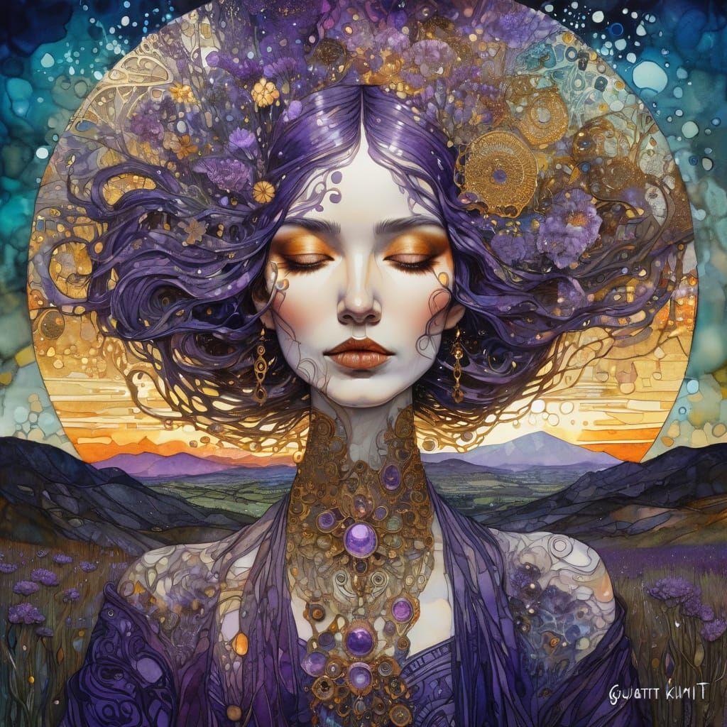 Vibrant, Hyperdetailed Digital Art Piece with Triadic Cinema...