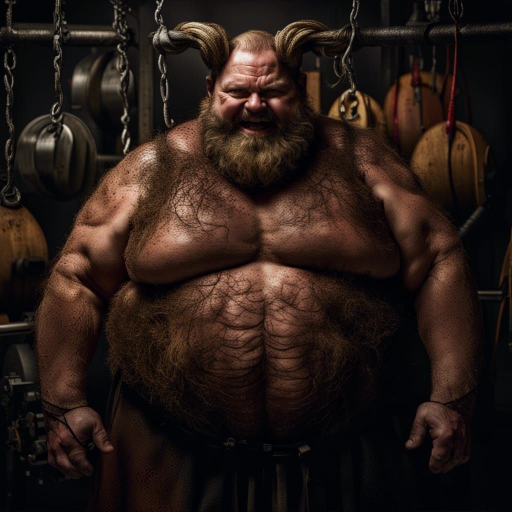 Fat gluttonous Scottish demon