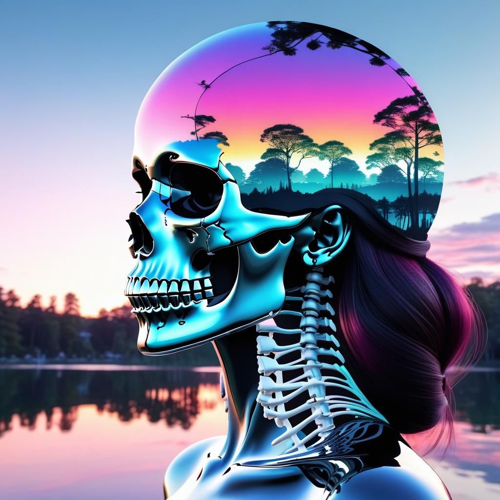 Sunset Skull