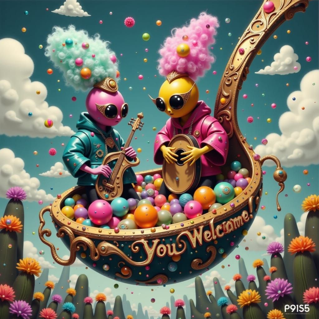 Jellybean People's Spoon Concert: Whimsical Dreamscape