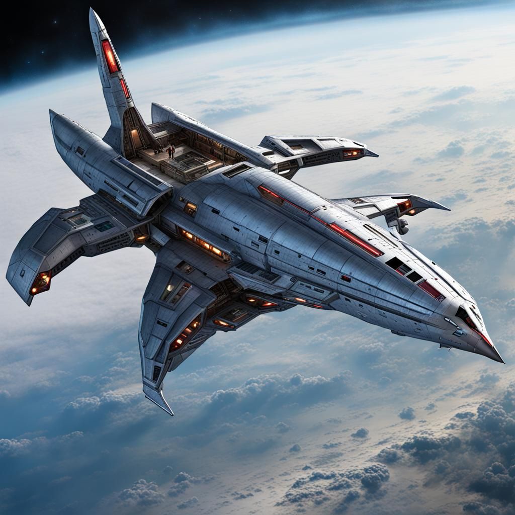 AI Generated Spaceship Excalibur