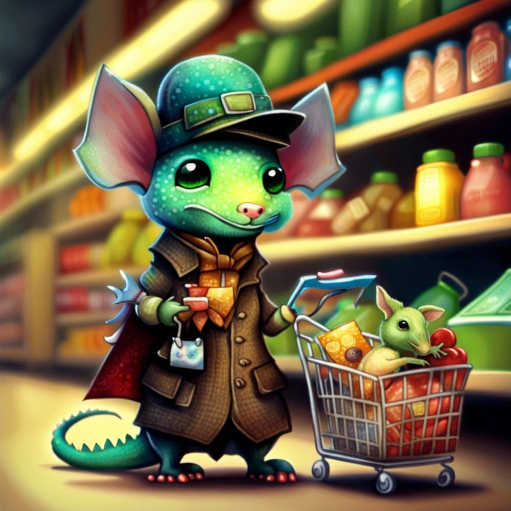 Dragon and Mouse Shop at Animal Supermarket