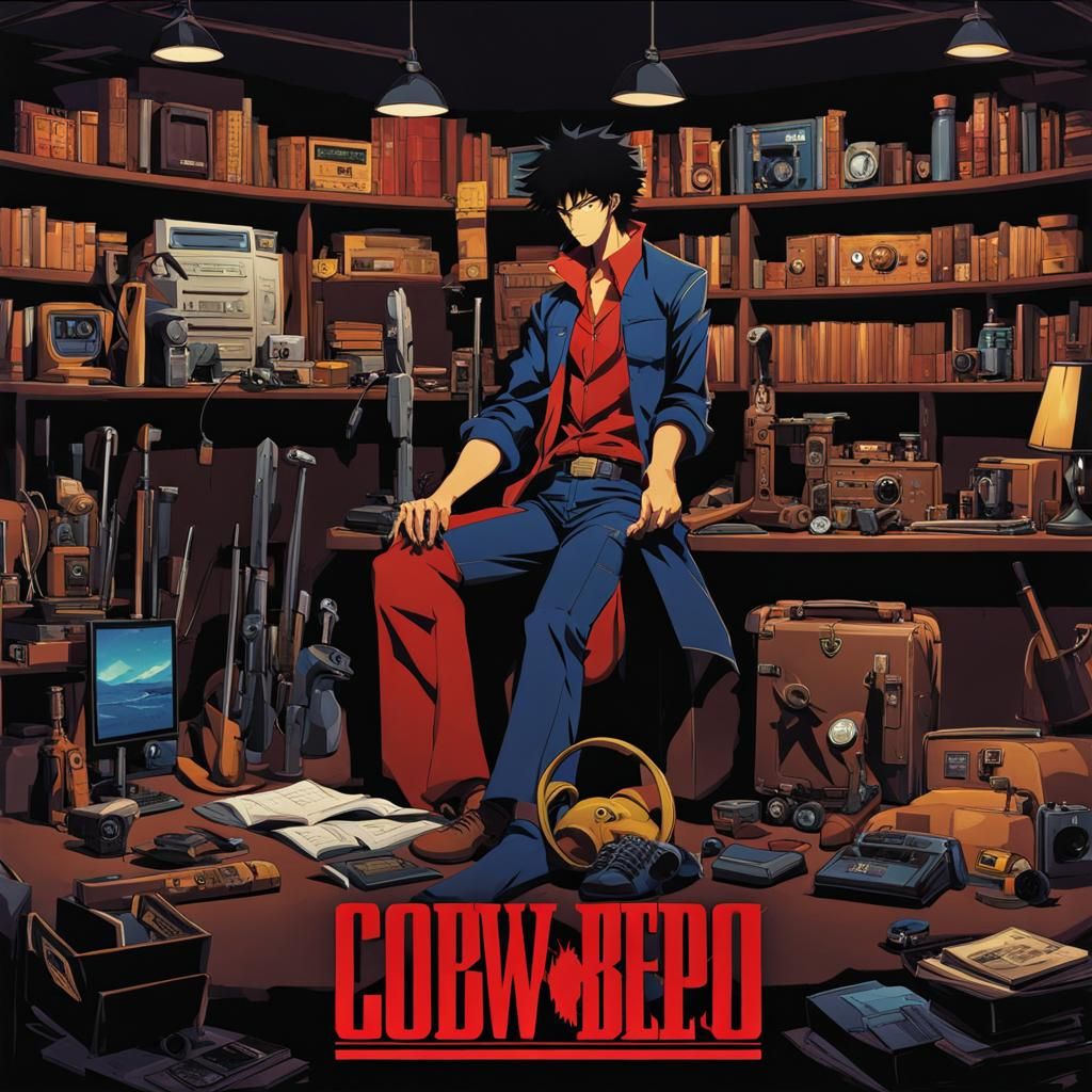 Tools in Cowboy Bebop Art Style