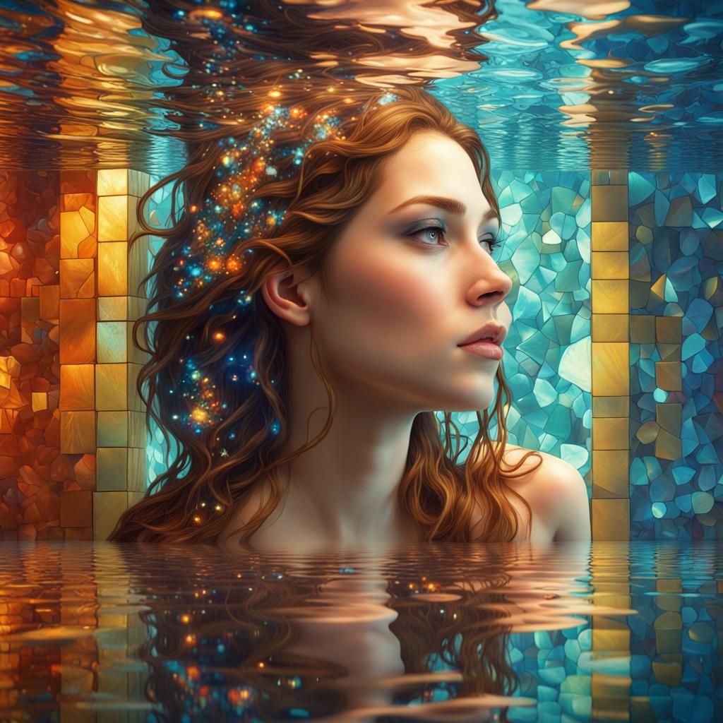 Underwater Mosaic: Multiversal Reflections in Dark Fantasy S...