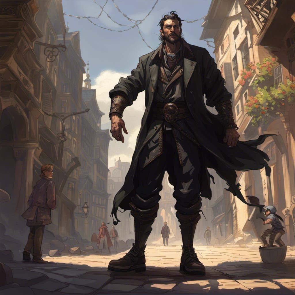 Shadow Summoner in Highly Detailed Concept Art