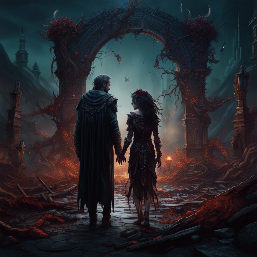 Detailed Matte Painting: Encounter with Death