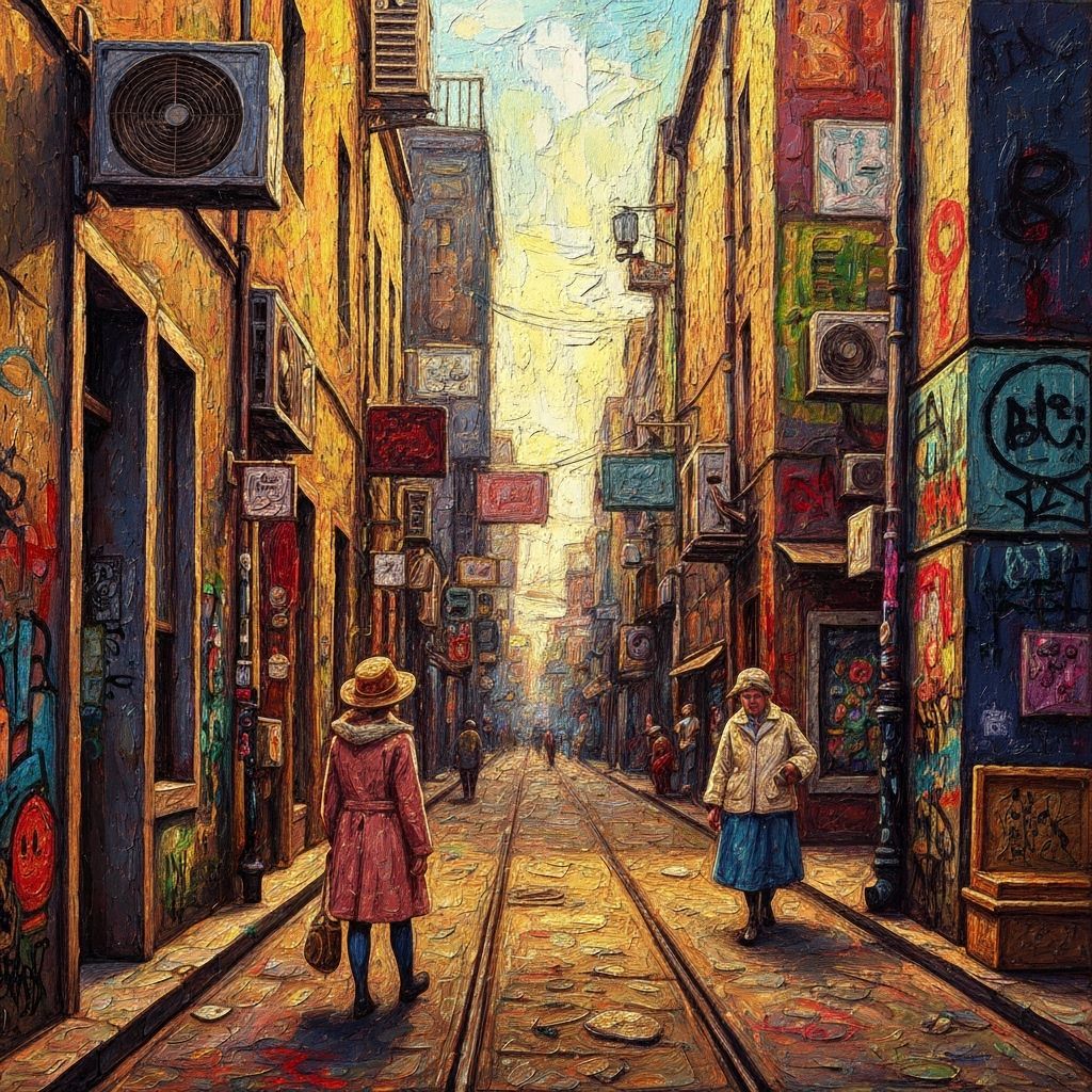 Fractal Art Composition in American Realism Style