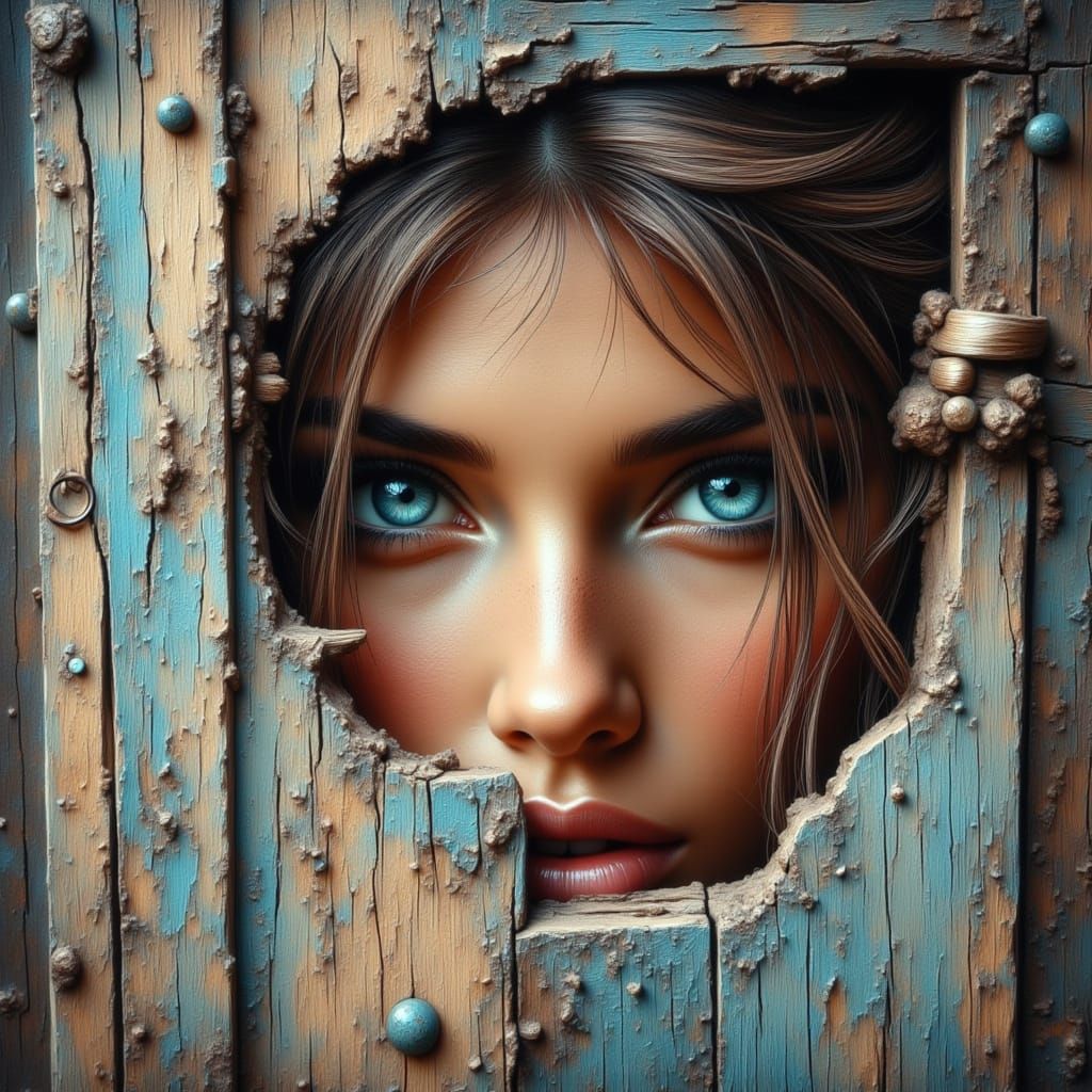 Woman's Empty Gaze and Faded Love