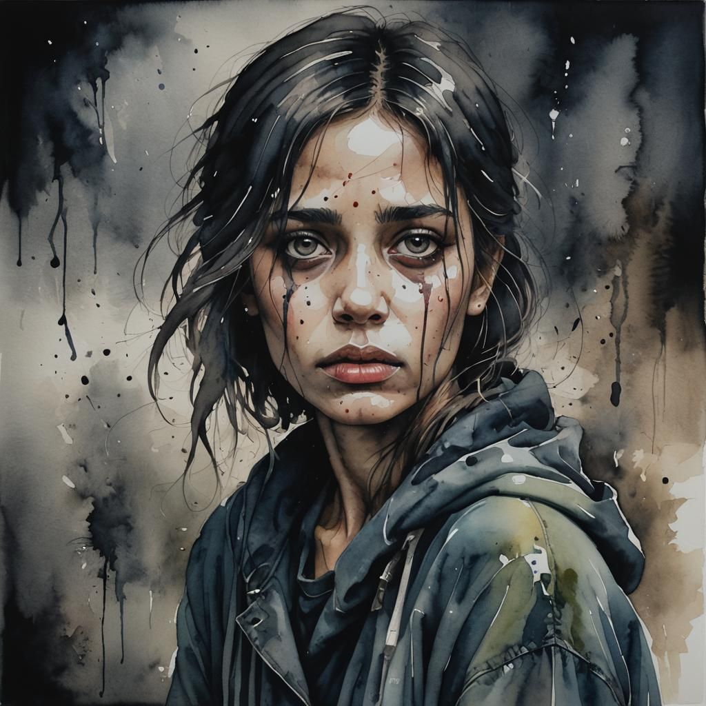 Poetic Tears Watercolor