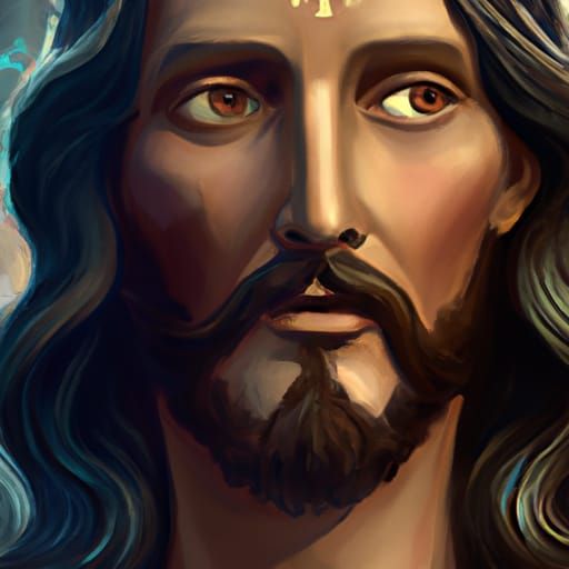 Hyperdetailed Portrait of Jesus Christ Concept Art