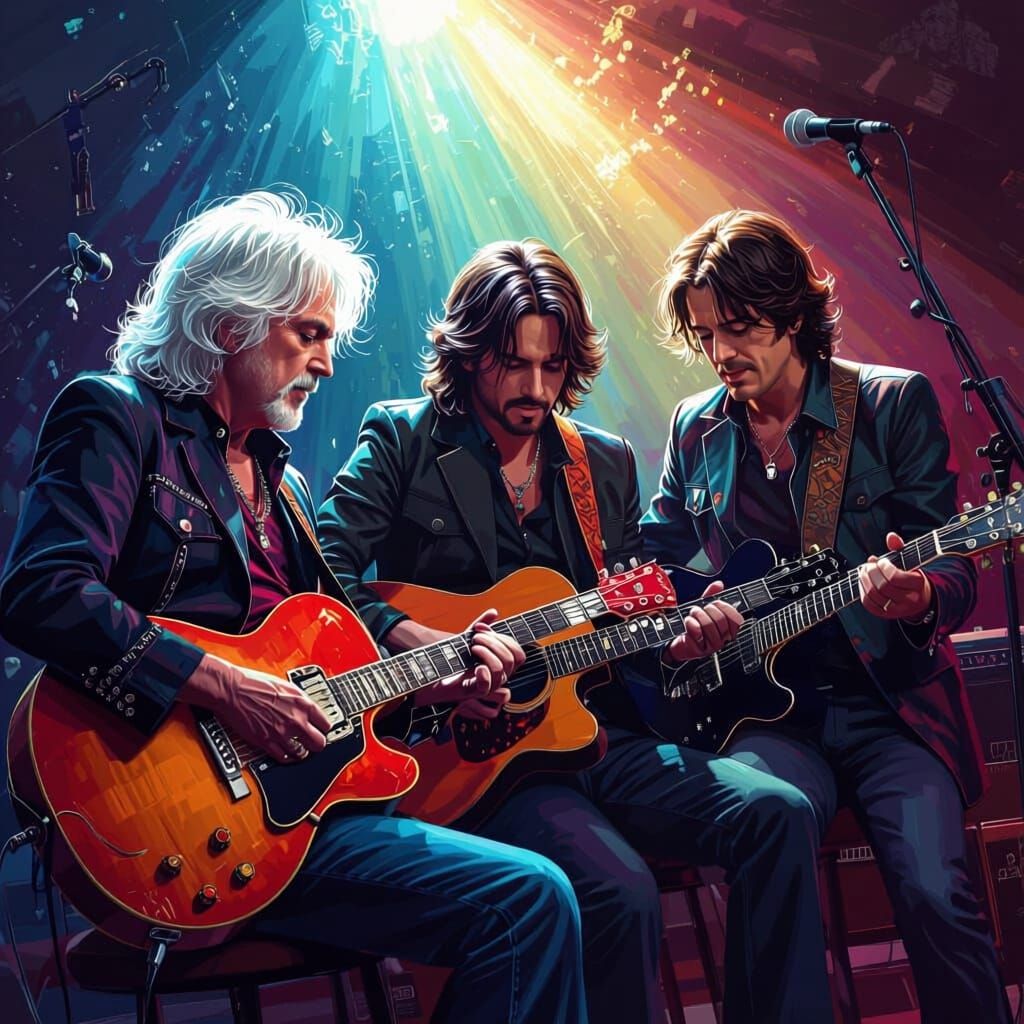 Guitar Legends Jamming: Page, Buckley, Emmanuel, and More