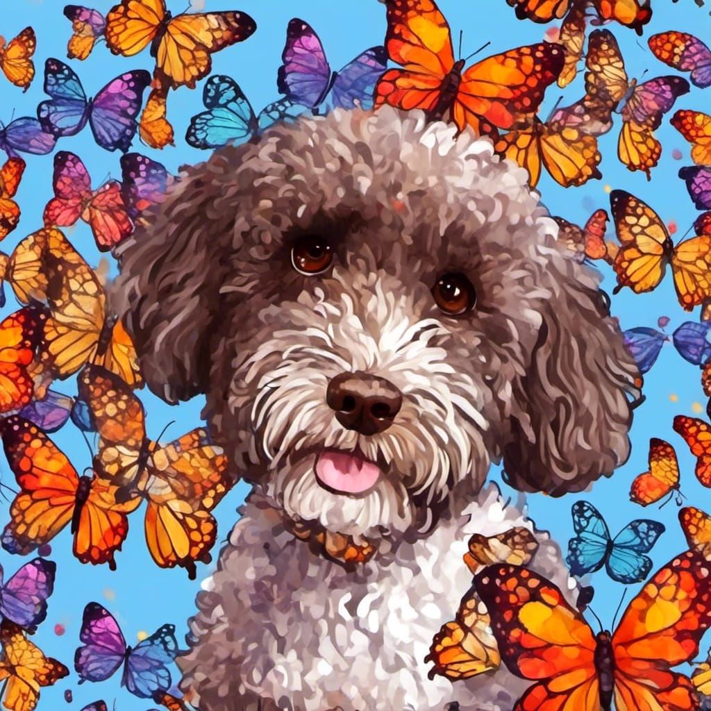 Butterfly Labradoodle